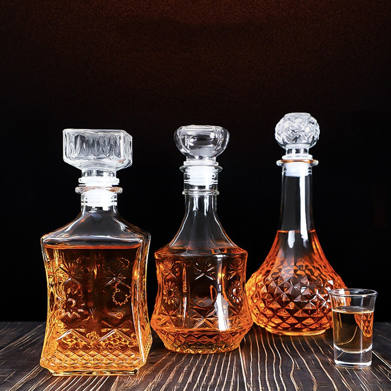 Decanter Globe Set - Decantador de licor de vidrio de
