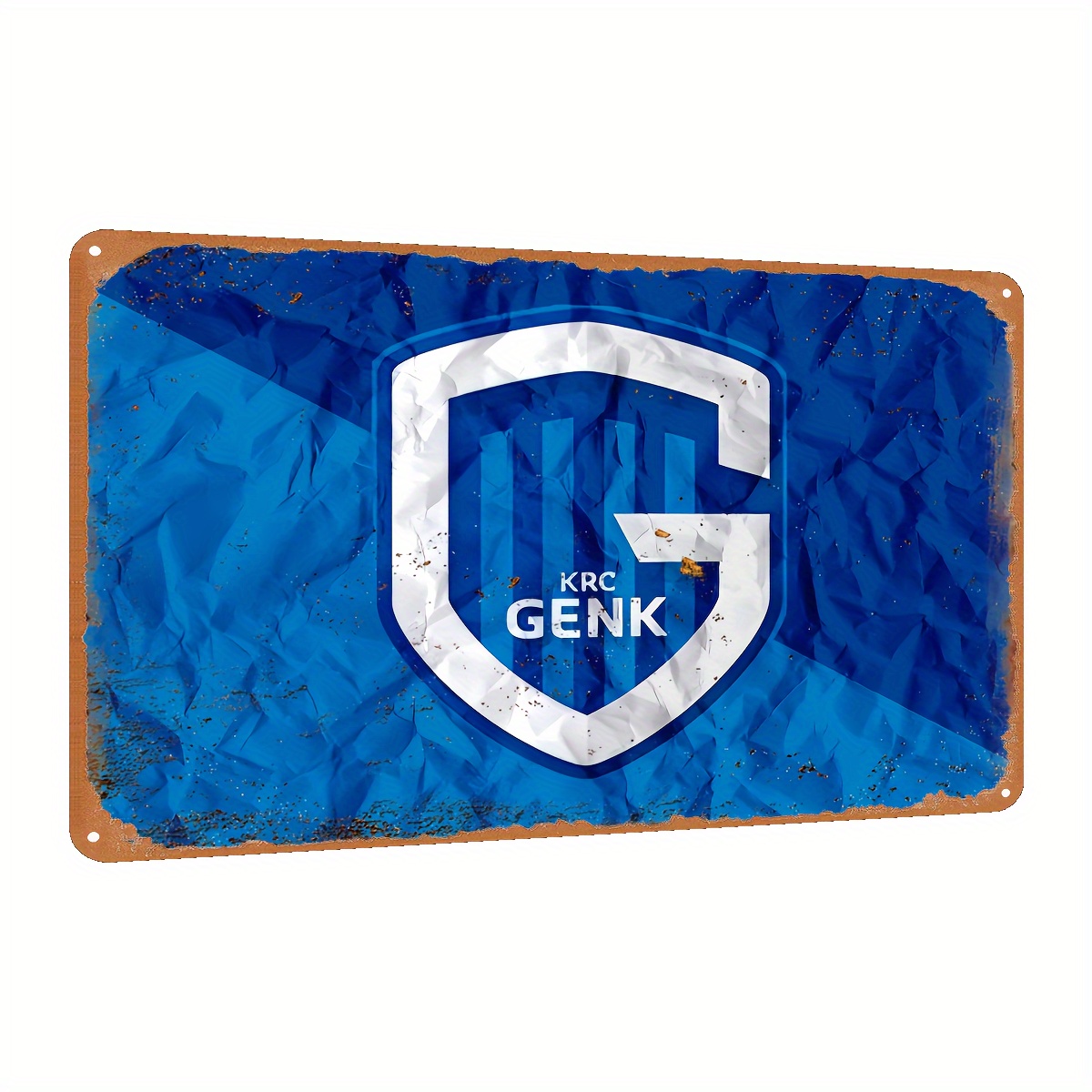 Home Bar And Restaurant - Letrero de metal KRC Genk (8''x12''),