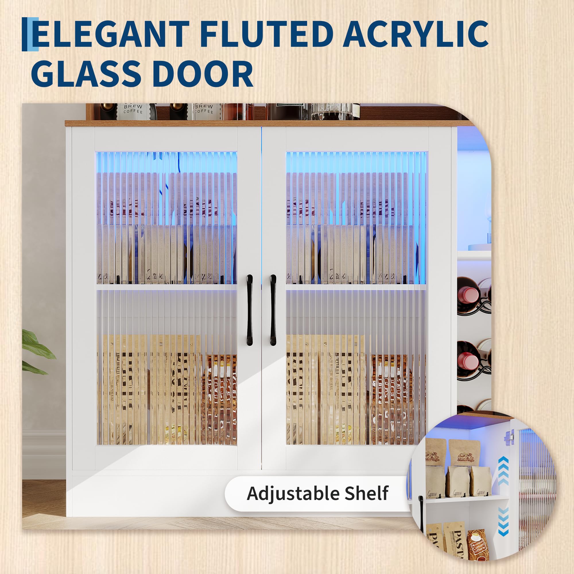 Mueble Bar para Vinos con Luce - Home Bar Setup reseña y precio