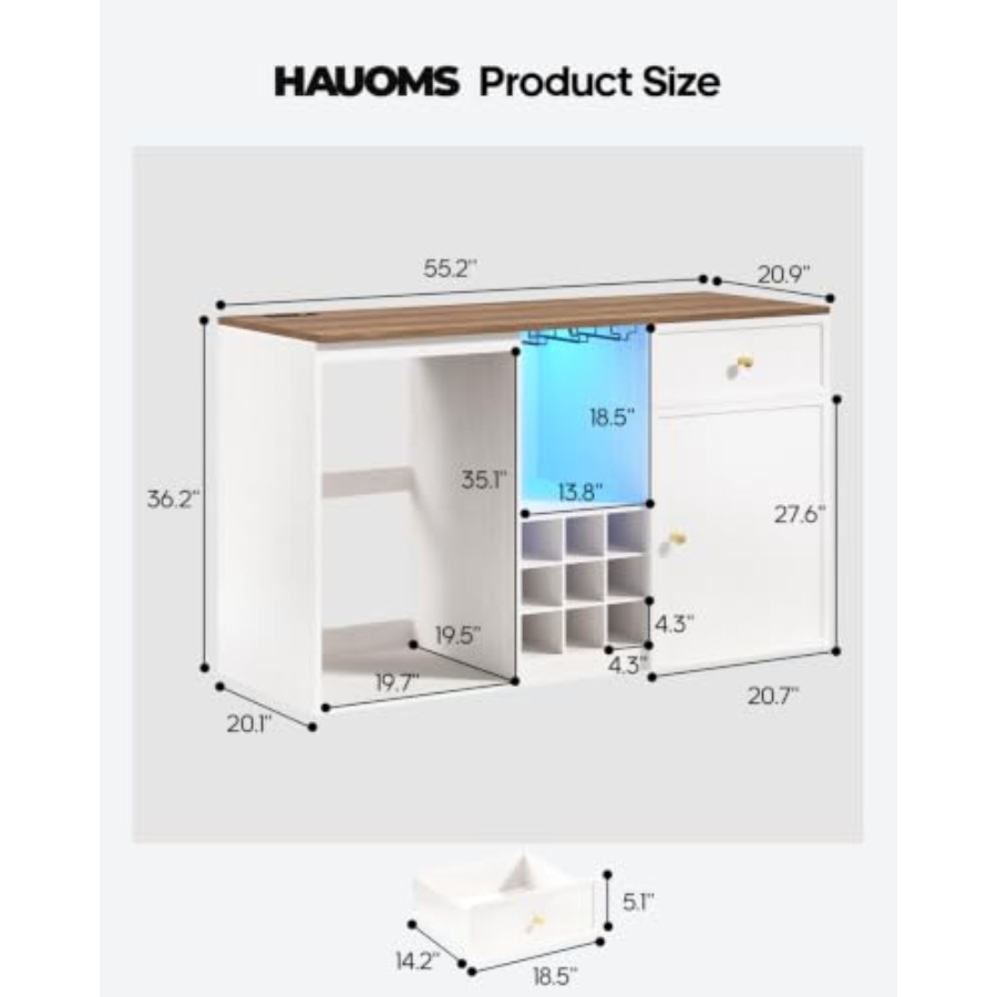 Mueble de Bar para Café con Es - Home Bar And Fridge reseña y precio