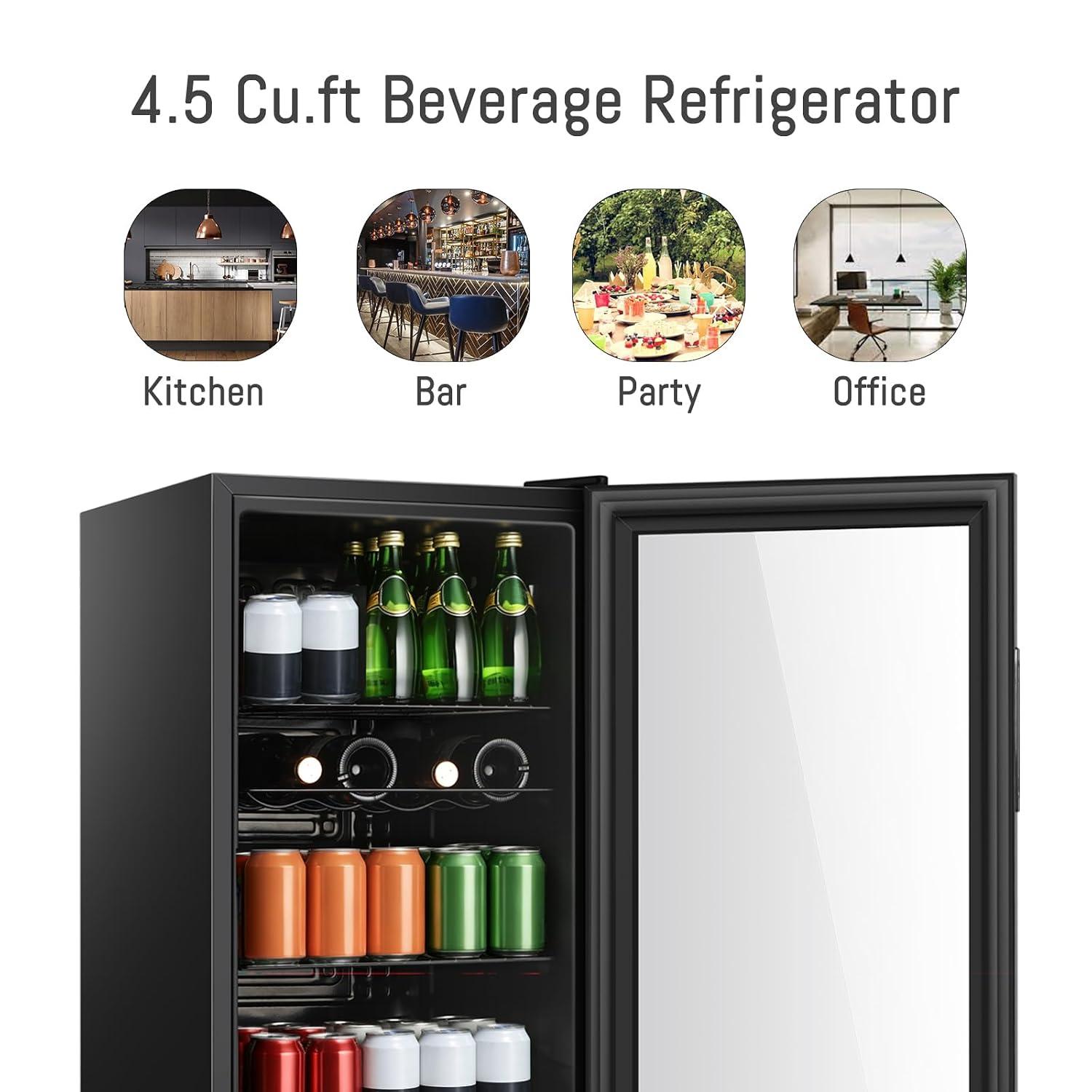 Refrigerador para Bebidas de 4 - Home Bar And Fridge reseña y precio