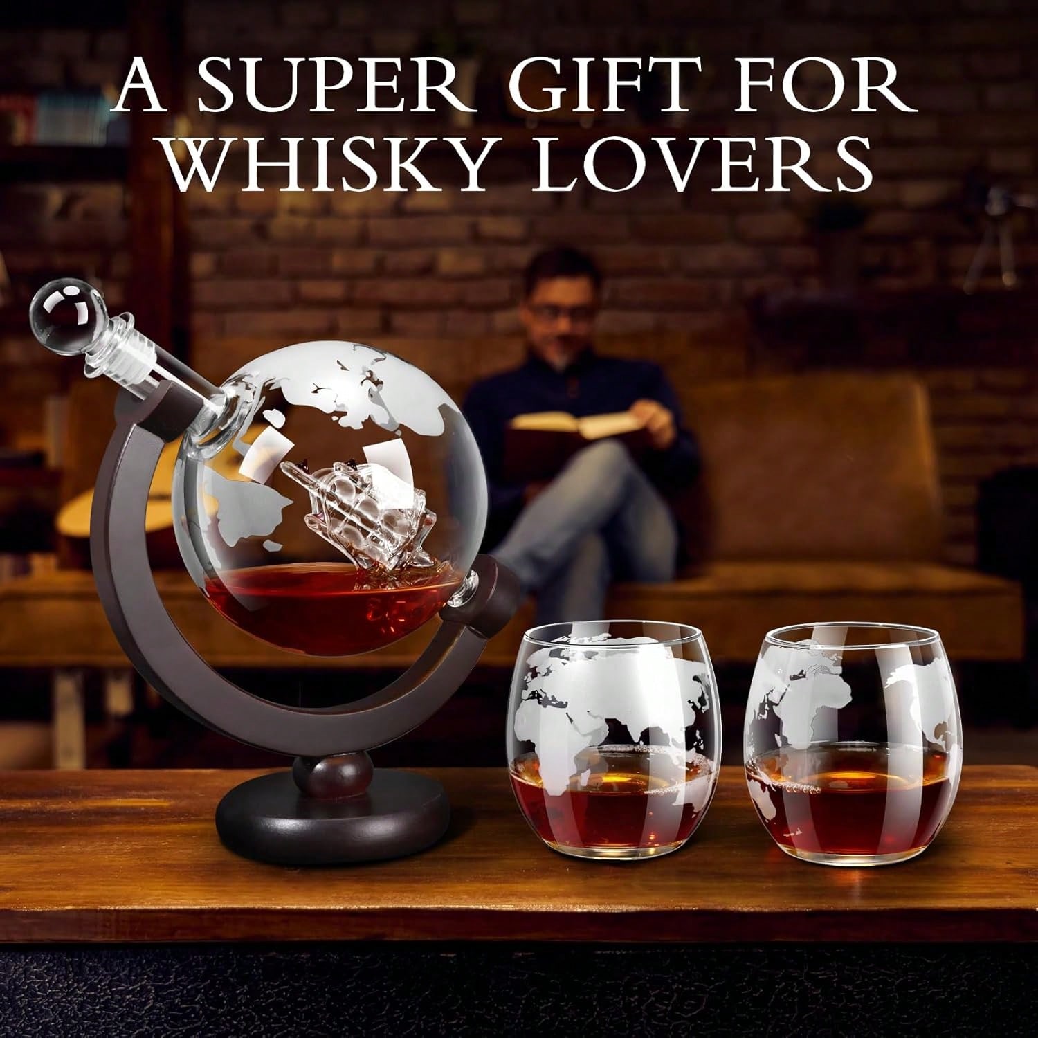 Juego de Decantador de Whisky  - Decanter Globe Set reseña y precio