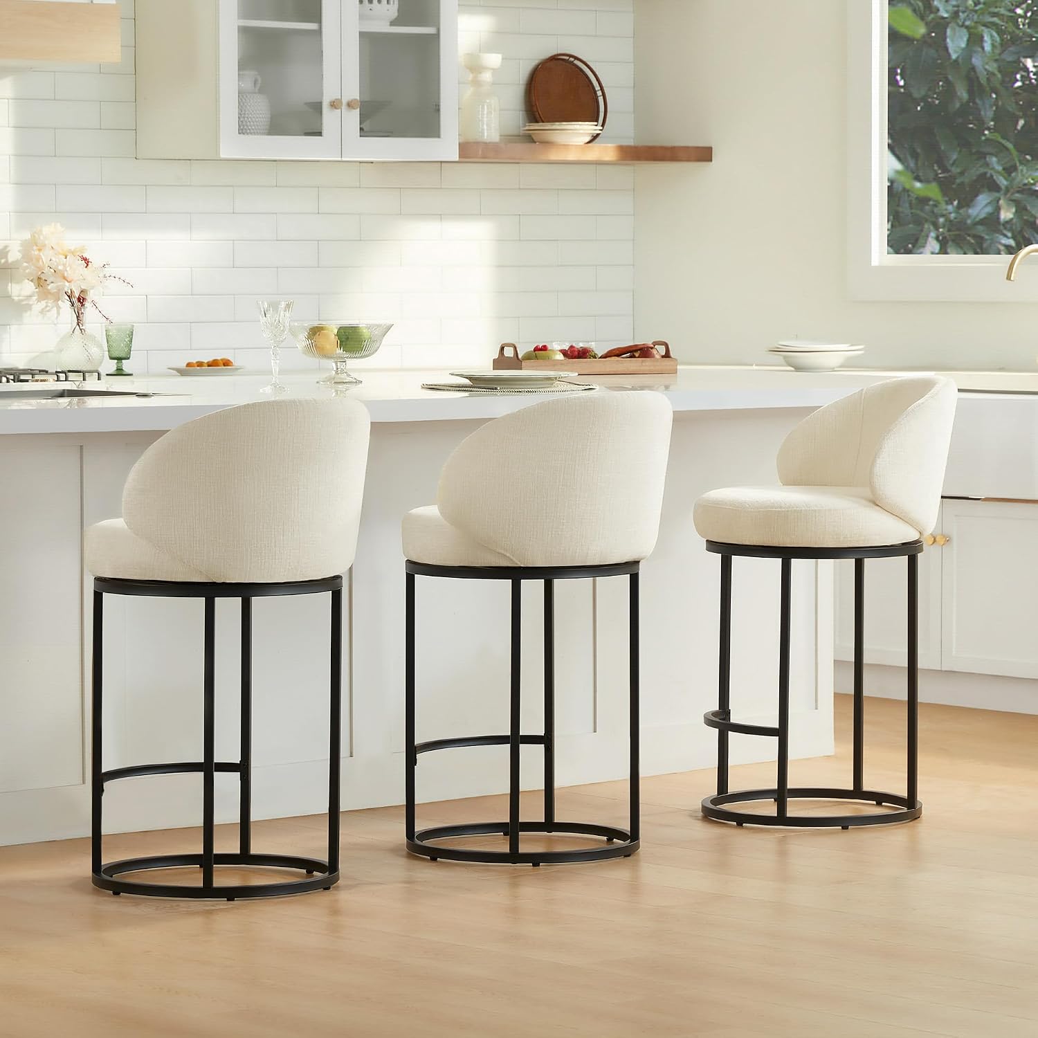 Juego de 3 Taburetes de Bar Gi - Home Bar Stools reseña y precio