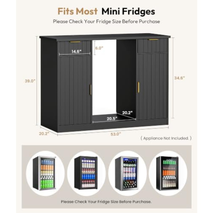 Mueble de Barra para Café 53 c - Home Bar And Fridge reseña y precio