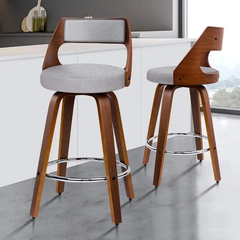 con reposapiés y niveladores d - Home Bar Stools reseña y precio