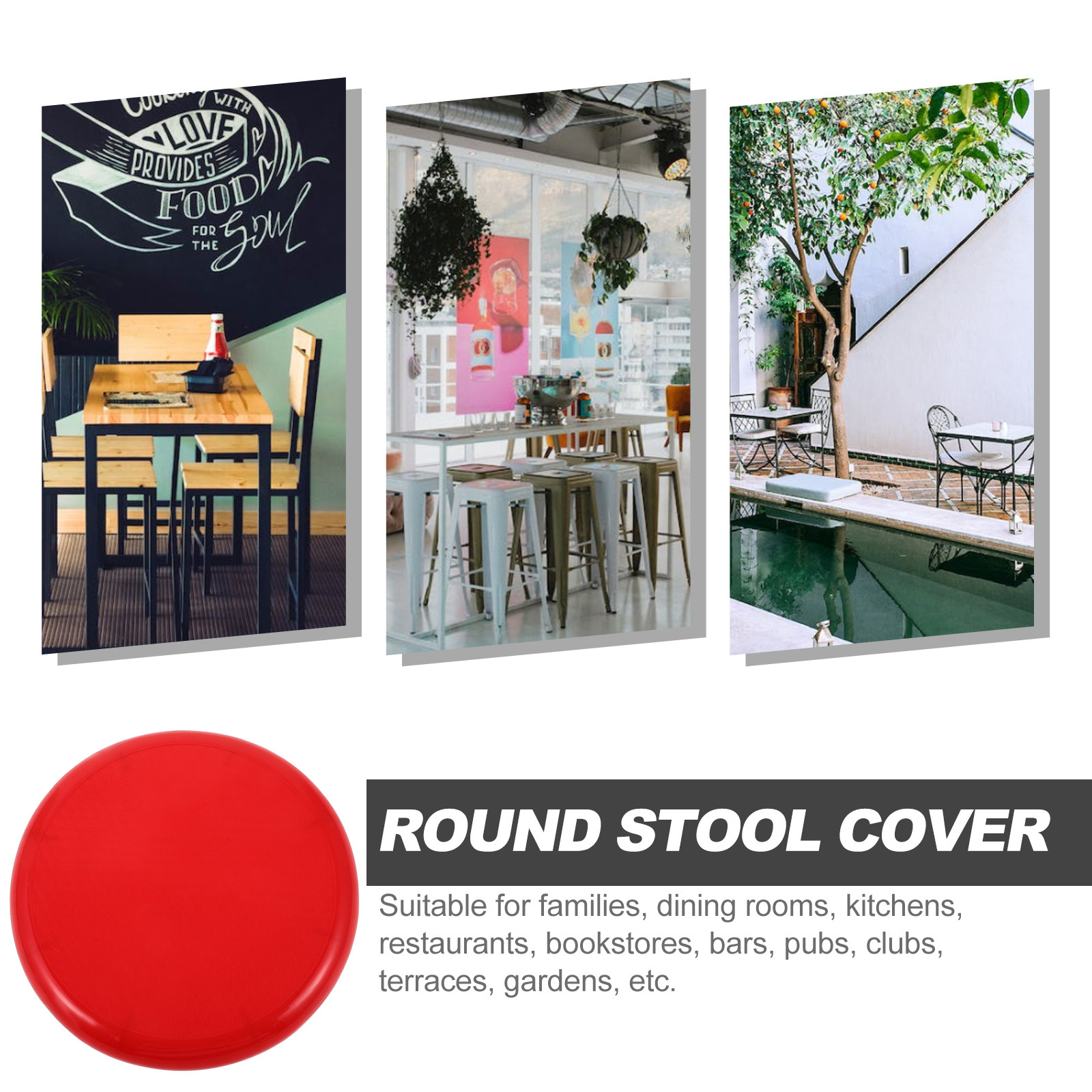 Asiento de Repuesto Redondo pa - Home Bar Stools reseña y precio